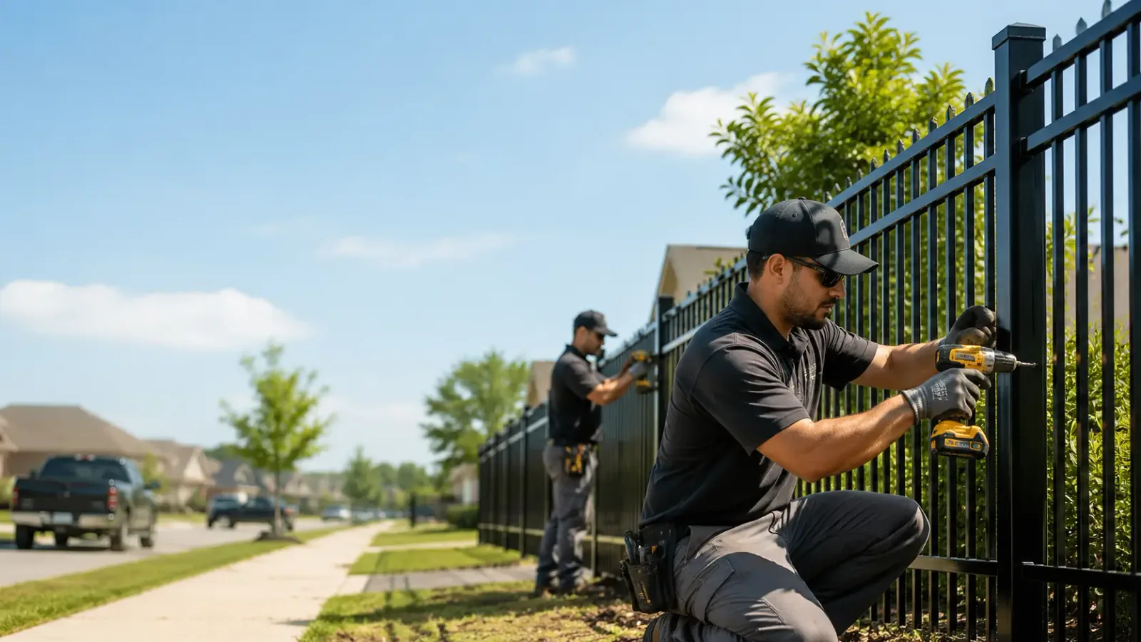 Metal Fence Installation in Burgaw, NC